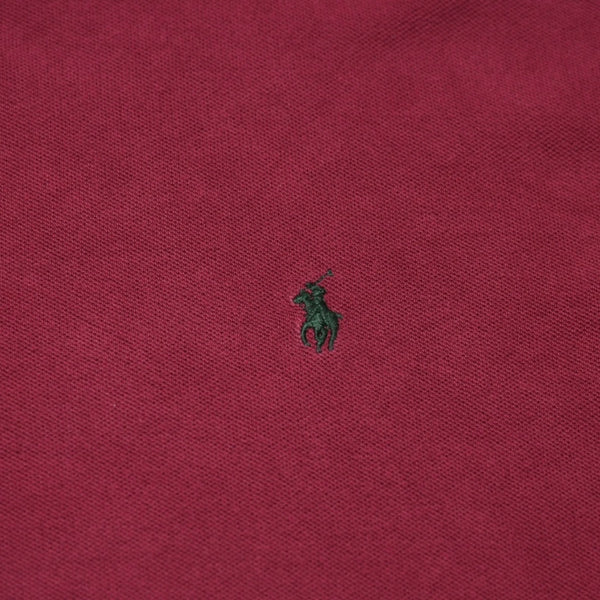 Polo Ralph Lauren Polo Ralph Lauren Polo Shirt Wine Red Green RN 41381 Good Condition Used 4a002346