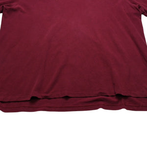 Polo Ralph Lauren Polo Ralph Lauren Polo Shirt Wine Red Green RN 41381 Good Condition Used 4a002346