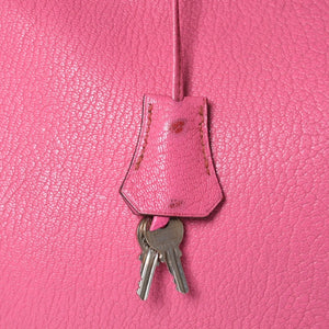Hermes HERMES Hautacroix 32 Handbag Chevre Fuchsia Pink Silver Hardware Ladies □I Stamp Used 4a002351