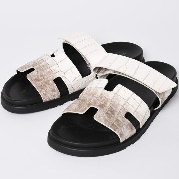 New and unused HERMES Chypre sandals Himalayan Niloticus Matte finish Reference price 1199000 yen Used 4a002114