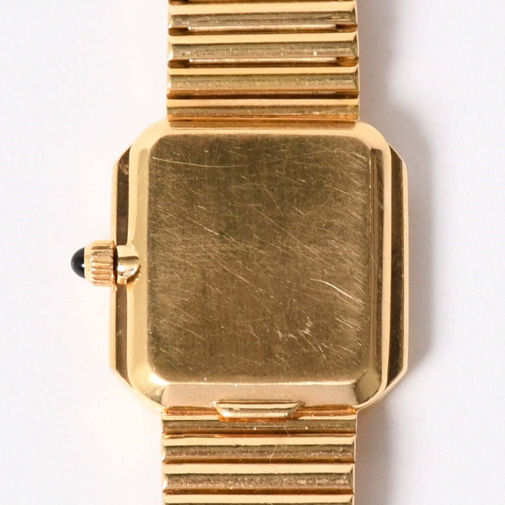 極美品 PATEK PHILIPPE パテックフィッリップ 腕時計 手巻き ゴンドーロ オニキス文字盤 重量約67.7g 18KYG ケース幅22mm 中古 4a002538