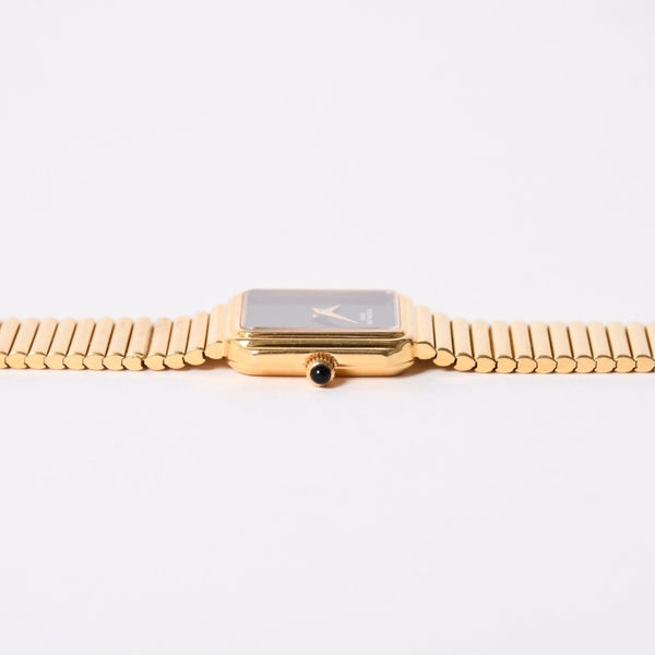 極美品 PATEK PHILIPPE パテックフィッリップ 腕時計 手巻き ゴンドーロ オニキス文字盤 重量約67.7g 18KYG ケース幅22mm 中古 4a002538