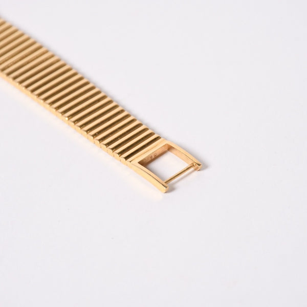 極美品 PATEK PHILIPPE パテックフィッリップ 腕時計 手巻き ゴンドーロ オニキス文字盤 重量約67.7g 18KYG ケース幅22mm 中古 4a002538