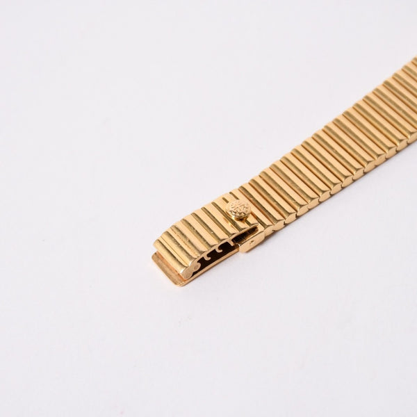 極美品 PATEK PHILIPPE パテックフィッリップ 腕時計 手巻き ゴンドーロ オニキス文字盤 重量約67.7g 18KYG ケース幅22mm 中古 4a002538