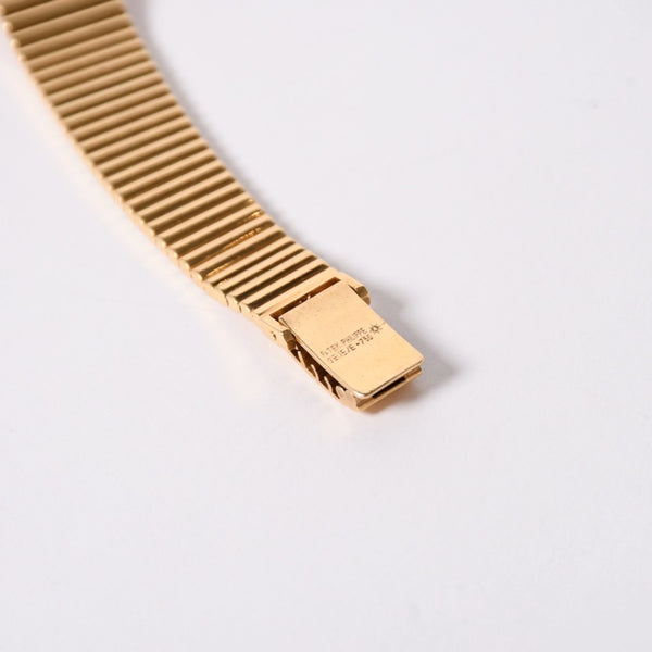 極美品 PATEK PHILIPPE パテックフィッリップ 腕時計 手巻き ゴンドーロ オニキス文字盤 重量約67.7g 18KYG ケース幅22mm 中古 4a002538