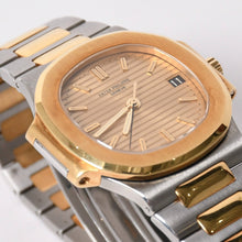 画像をギャラリービューアに読み込む, 極美品 PATEK PHILIPPE パテック フィリップ ノーチラス 3800/1JA-001 115g ゴールド文字盤 コンビ 時計 中古 4a002519