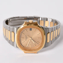 画像をギャラリービューアに読み込む, 極美品 PATEK PHILIPPE パテック フィリップ ノーチラス 3800/1JA-001 115g ゴールド文字盤 コンビ 時計 中古 4a002519