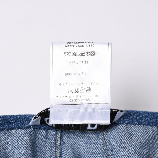 Very Good Condition Christian Dior Denim Skirt Mermaid Silhouette Denim Fabric Very Good Condition Christian Dior Denim Skirt Mermaid Silhouette Denim Fabric Indigo Flare Blue Galliano Period Orange Stitch Used 4a001960Digo Flare Blue Used 4a001960