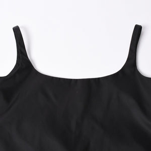 極美品 PRADA プラダ Re-nylon ポーチ付き ノースリーブワンピーストライアングルロゴ メタル ポーチ ノースリーブ Aラインシルエット 中古 4a001964