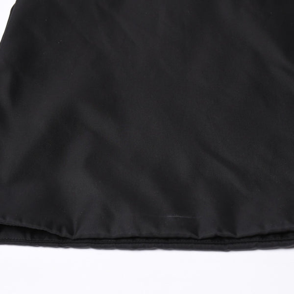 極美品 PRADA プラダ Re-nylon ポーチ付き ノースリーブワンピーストライアングルロゴ メタル ポーチ ノースリーブ Aラインシルエット 中古 4a001964