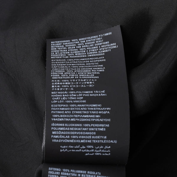 極美品 PRADA プラダ Re-nylon ポーチ付き ノースリーブワンピーストライアングルロゴ メタル ポーチ ノースリーブ Aラインシルエット 中古 4a001964