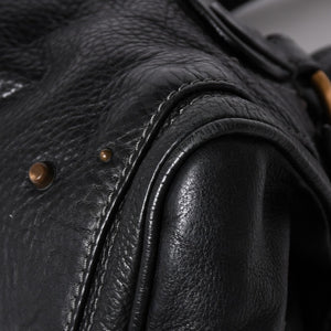 Chloe Handbag Paddington One Shoulder Bag Black Leather B19FG0 Gold Hardware Good Condition Used 4a001928