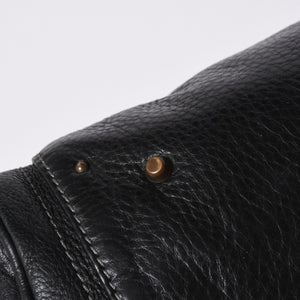 Chloe Handbag Paddington One Shoulder Bag Black Leather B19FG0 Gold Hardware Good Condition Used 4a001928