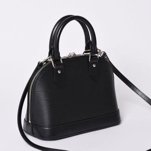Like new LOUIS VUITTON Alma BB 2WAY bag handbag shoulder bag M40862 Epi leather Noir used 4a001918