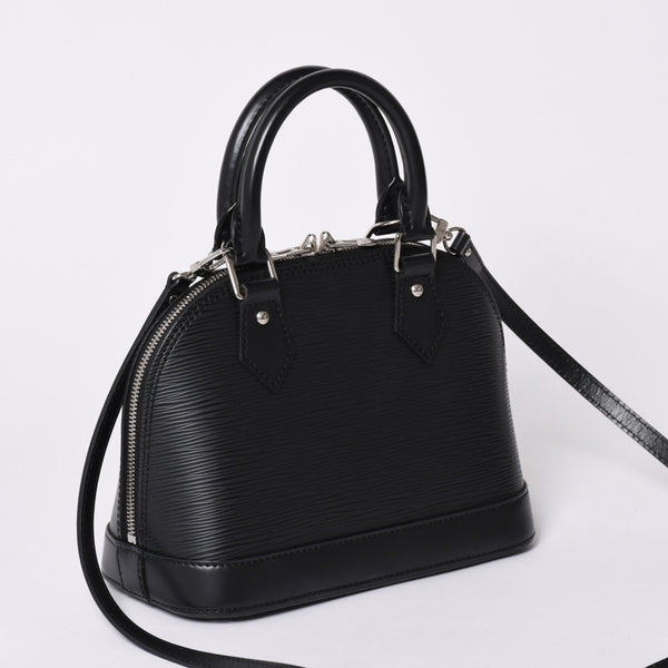 Like new LOUIS VUITTON Alma BB 2WAY bag handbag shoulder bag M40862 Epi leather Noir used 4a001918