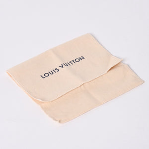 Like new Louis Vuitton trifold wallet monogram denim portefeuille Victorine M13212 blue denim reprint new model used 4a001935