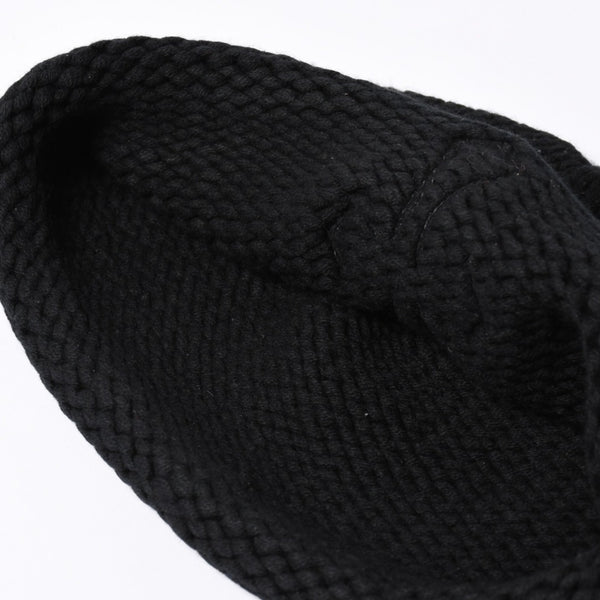 Very Good Condition CHROME HEARTS BEANIE CASH CH CROSS CH Cross Beanie Knit Cap Cross Patch Cashmere Used 4a002357