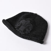 Load image into Gallery viewer, 新品未使用 CHROME HEARTS クロムハーツ BEANIE CASH BS FLARE BSフレアパッチ ビーニー クロスボール カシミヤ シルバー925 中古 4a002359