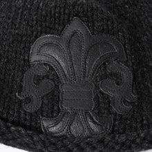 Load image into Gallery viewer, 新品未使用 CHROME HEARTS クロムハーツ BEANIE CASH BS FLARE BSフレアパッチ ビーニー クロスボール カシミヤ シルバー925 中古 4a002359