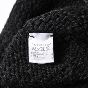 New Unused CHROME HEARTS BEANIE CASH BS FLARE BS Flare Patch Beanie Cross Ball Cashmere Silver 925 Used 4a002359