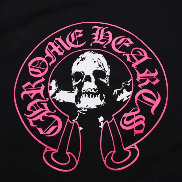 極美品 CHROME HEARTS クロムハーツ FOTI フォティ HARRIS TEETER ハリスティーター プルオーバーフーディー サイズXL ブラック 中古 4a002367