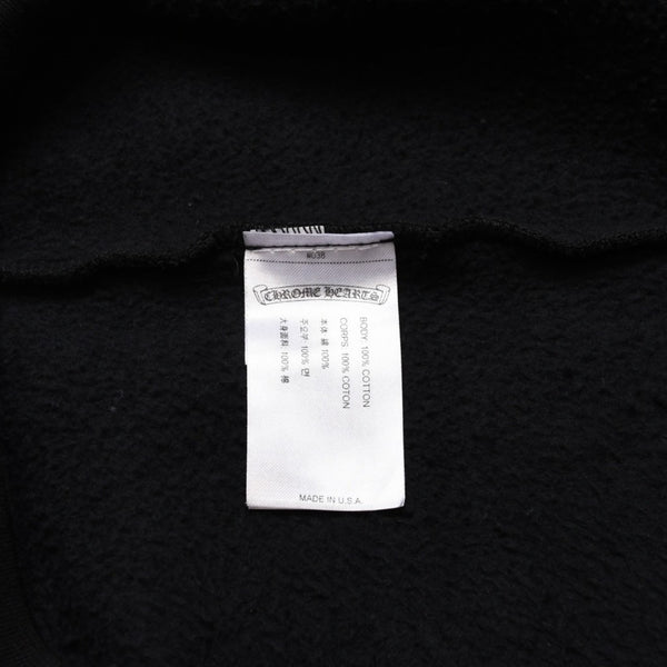 極美品 CHROME HEARTS クロムハーツ FOTI フォティ HARRIS TEETER ハリスティーター プルオーバーフーディー サイズXL ブラック 中古 4a002367