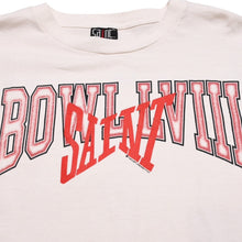 Load image into Gallery viewer, 新品未使用 SAINT MICHAEL セントマイケル BOWL LVIII SAINT 半袖Tシャツ サイズXL SAMPLE サンプル品 ホワイト レッド 中古 4a002175