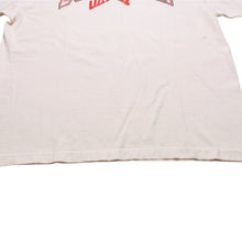 Load image into Gallery viewer, 新品未使用 SAINT MICHAEL セントマイケル BOWL LVIII SAINT 半袖Tシャツ サイズXL SAMPLE サンプル品 ホワイト レッド 中古 4a002175