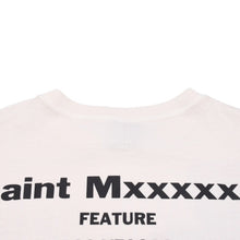 Load image into Gallery viewer, 新品未使用 SAINT MICHAEL セントマイケル BOWL LVIII SAINT 半袖Tシャツ サイズXL SAMPLE サンプル品 ホワイト レッド 中古 4a002175