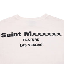 Load image into Gallery viewer, 新品未使用 SAINT MICHAEL セントマイケル BOWL LVIII SAINT 半袖Tシャツ サイズXL SAMPLE サンプル品 ホワイト レッド 中古 4a002175