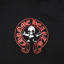 画像をギャラリービューアに読み込む, 極美品 CHROME HEARTS クロムハーツ FOTI フォティ HARRIS TEETER ハリスティーター プルオーバーフーディー サイズXL ブラック 中古 4a002367