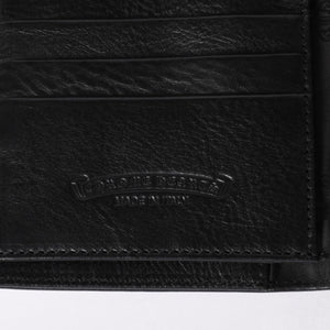 新品未使用 CHROME HEARTS クロムハーツ WAVE CRS BTN NOVELTY ウェーブロングウォレット 長財布 クロスボタン ブラック 中古 4a002437