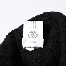 画像をギャラリービューアに読み込む, 新品同様品 CHROME HEARTS クロムハーツ CHクロスパッチ カシミヤ ビーニー ONE SIZE 22cm ビーバーファー ラムレザー ブラック 中古 4a002372