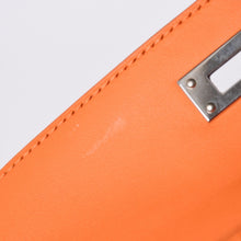 画像をギャラリービューアに読み込む, 新品同様 HERMES エルメス KELLY CUT ケリーカット ハンドバッグ ヴォースイフト オレンジ シルバー金具 T刻印 中古 4a002407