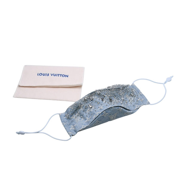 Very good condition LOUIS VUITTON Crystal Mask NX1220 MP2970 Blue Monogram Denim Used 4a002123