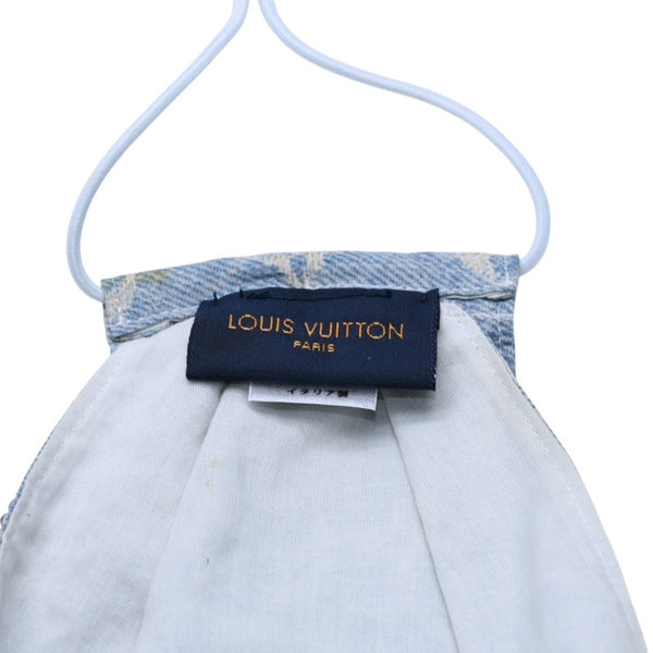 Very good condition LOUIS VUITTON Crystal Mask NX1220 MP2970 Blue Monogram Denim Used 4a002123