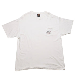 Harley Davidson Harley Davidson Print T-Shirt Short Sleeve White Red Daytona Beach, FL Good Condition Used 4a002343