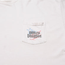 画像をギャラリービューアに読み込む, Harley Davidson ハーレーダビッドソン プリント Tシャツ 半袖 ホワイト レッド Daytona Beach, FL 美品 中古 4a002343