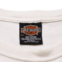 画像をギャラリービューアに読み込む, Harley Davidson ハーレーダビッドソン プリント Tシャツ 半袖 ホワイト レッド Daytona Beach, FL 美品 中古 4a002343