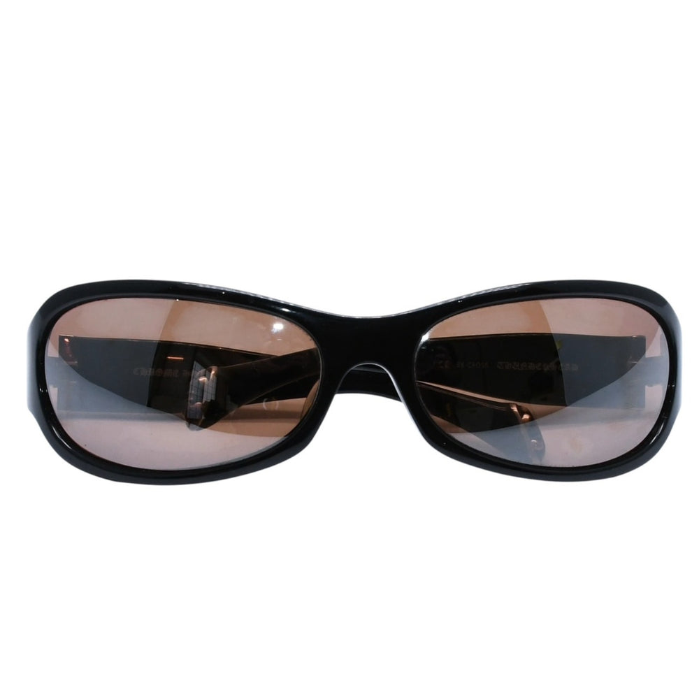 CHROME HEARTS Sunglasses Eyewear BK-CROSS Black Cemetery Cross BS Flare Decoration Good Condition Used 4b006891