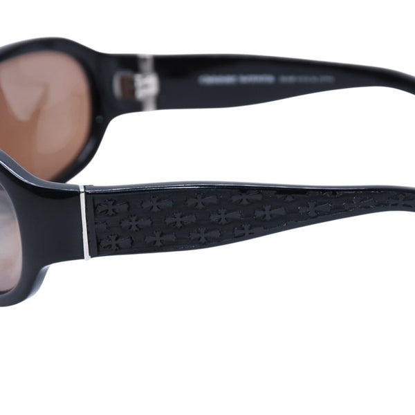 CHROME HEARTS クロムハーツ サングラス アイウェア BK-CROSS ブラック セメタリークロス BSフレア装飾 美品 中古 4b006891