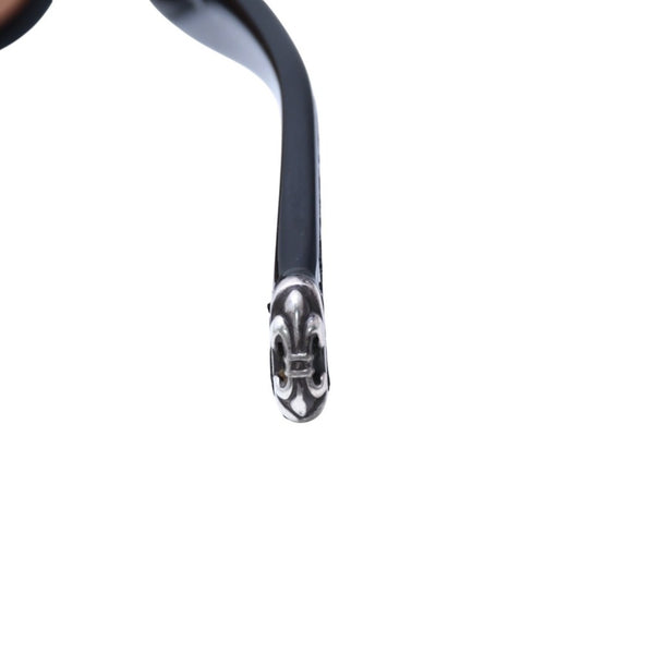 CHROME HEARTS クロムハーツ サングラス アイウェア BK-CROSS ブラック セメタリークロス BSフレア装飾 美品 中古 4b006891