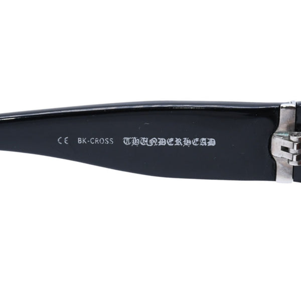 CHROME HEARTS クロムハーツ サングラス アイウェア BK-CROSS ブラック セメタリークロス BSフレア装飾 美品 中古 4b006891