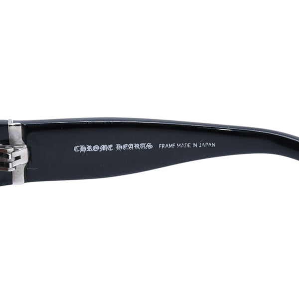 CHROME HEARTS クロムハーツ サングラス アイウェア BK-CROSS ブラック セメタリークロス BSフレア装飾 美品 中古 4b006891