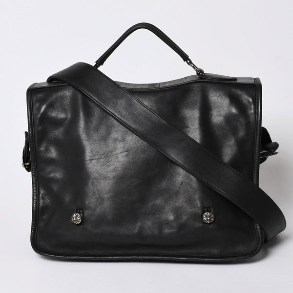 CHROME HEARTS クロムハーツ ショルダーバッグ 2WAY クロスボール ガンスリンガー ダガージップ レザー シエルバー925 美品 中古 4a002371