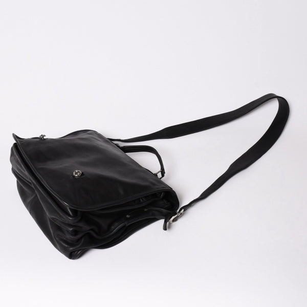 CHROME HEARTS クロムハーツ ショルダーバッグ 2WAY クロスボール ガンスリンガー ダガージップ レザー シエルバー925 美品 中古 4a002371