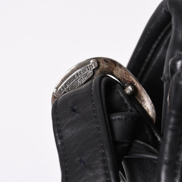 CHROME HEARTS クロムハーツ ショルダーバッグ 2WAY クロスボール ガンスリンガー ダガージップ レザー シエルバー925 美品 中古 4a002371