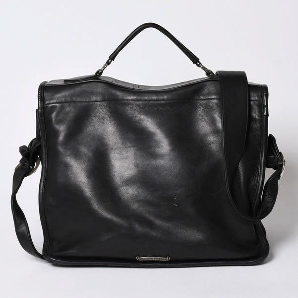 CHROME HEARTS クロムハーツ ショルダーバッグ 2WAY クロスボール ガンスリンガー ダガージップ レザー シエルバー925 美品 中古 4a002371
