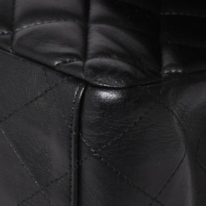 CHANEL シャネル マトラッセ23 Wフラップ Wチェーンショルダーバッグ A2500 1番台 ココマーク ラムスキン ブラック 美品 中古 4a002376