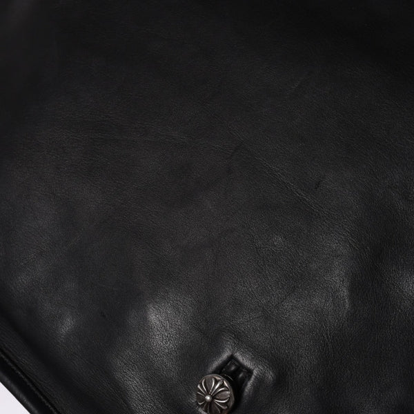 CHROME HEARTS クロムハーツ ショルダーバッグ 2WAY クロスボール ガンスリンガー ダガージップ レザー シエルバー925 美品 中古 4a002371
